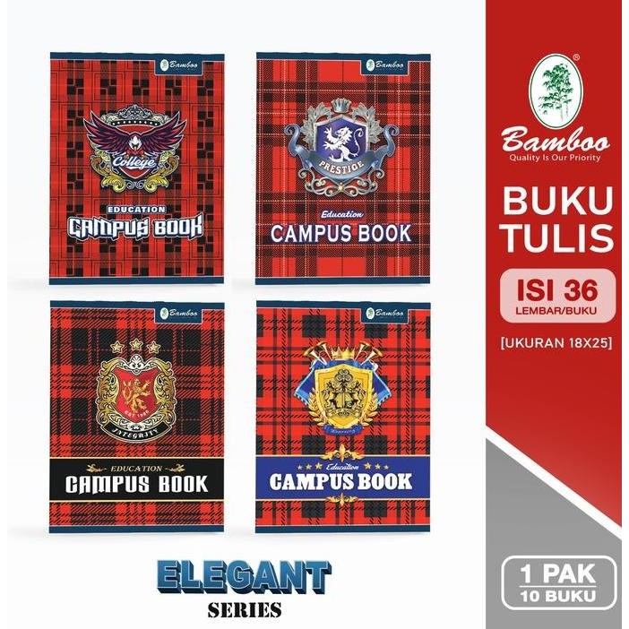 

Bamboo Buku Tulis Boxy 36 Elegant Series 2023 [10 Bk] MM