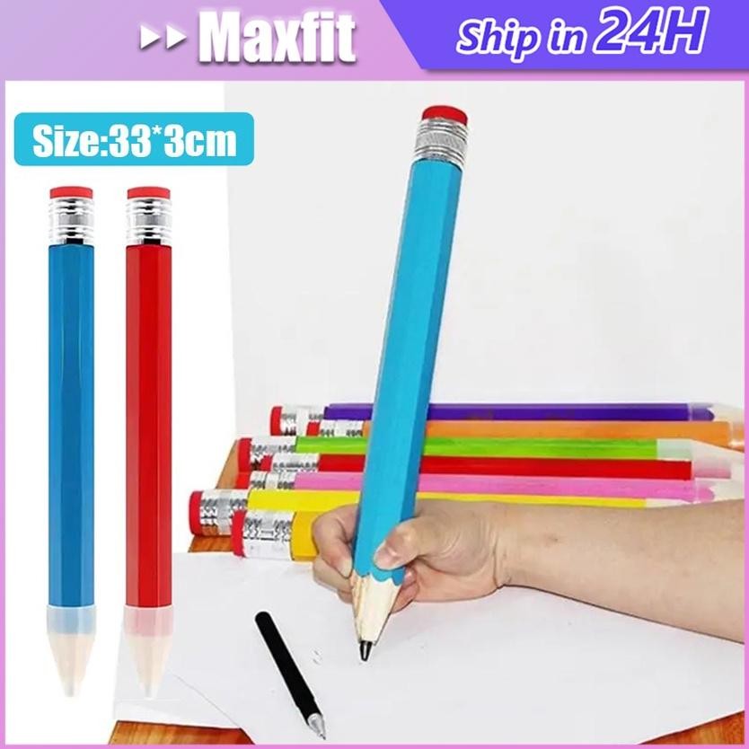 

33 CM Pensil Jumbo Besar Pensil Tulis Hitam HB Asli Alat Tulis DiM