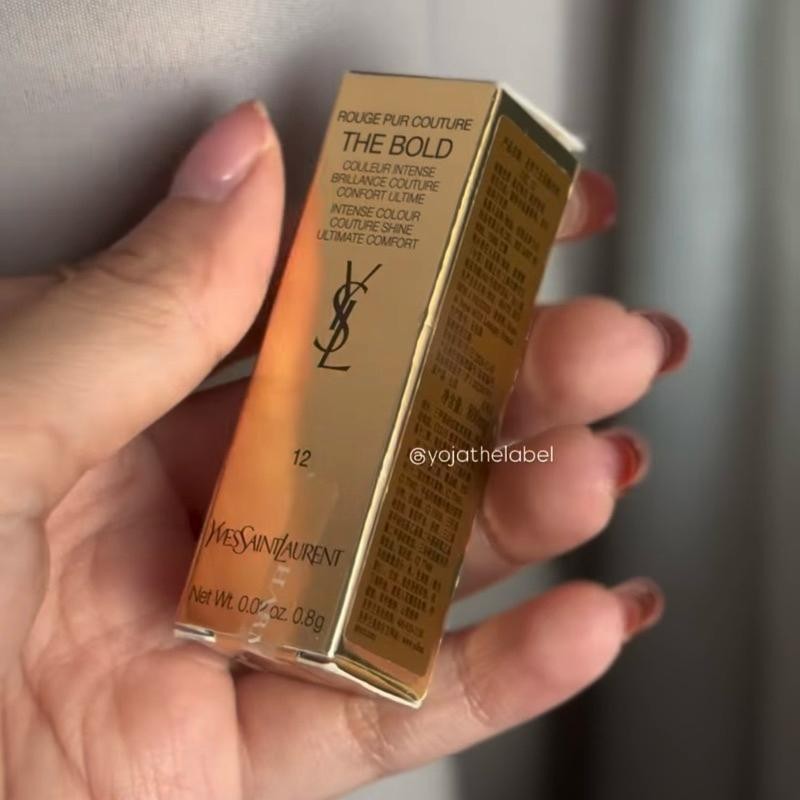 Ysl Rouge Pur Couture The Bold Lipstick Travel Size 0.8Gr Terlaris Best Quality 100% Original