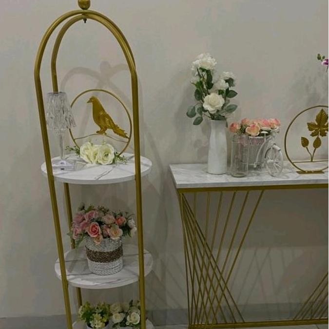 Terlaris Rak Sudut Serbaguna Rak Sangkar Burung Besi Gold