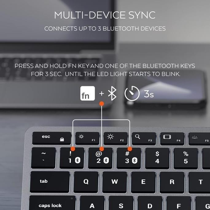 Satechi Slim Bluetooth Backlit Keyboard For Mac