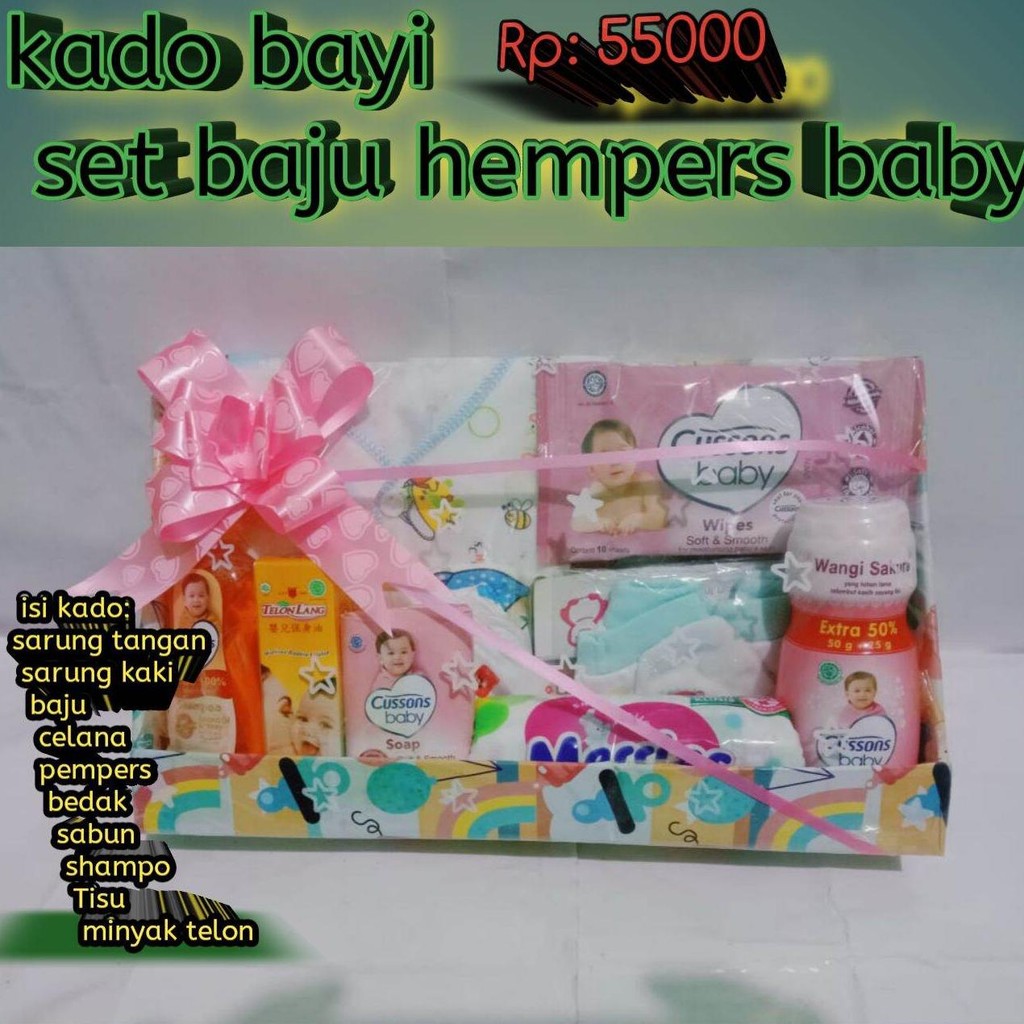 kado bayi laki laki/ kado bayi perempuan/ hempers baby gift/baby shop/parcel bayi/baju bayi/celana b