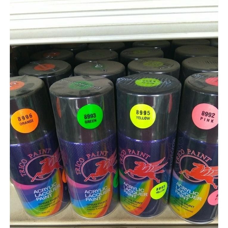 

Pilok Pylok Cat Semprot Kuda Terbang Trico Paint Flourescent (Warna Stabilo) DiM