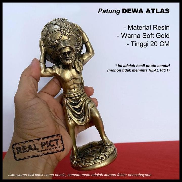 Patung Dewa / Titan Atlas - Mitologi Yunani