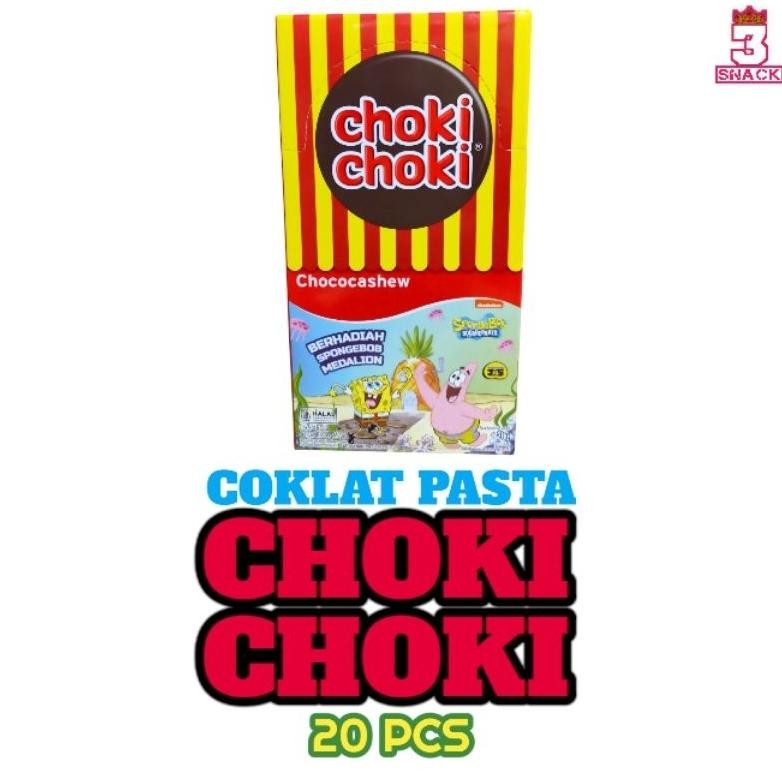 

1 Box Coklat Pasta Choki Choki Isi 20