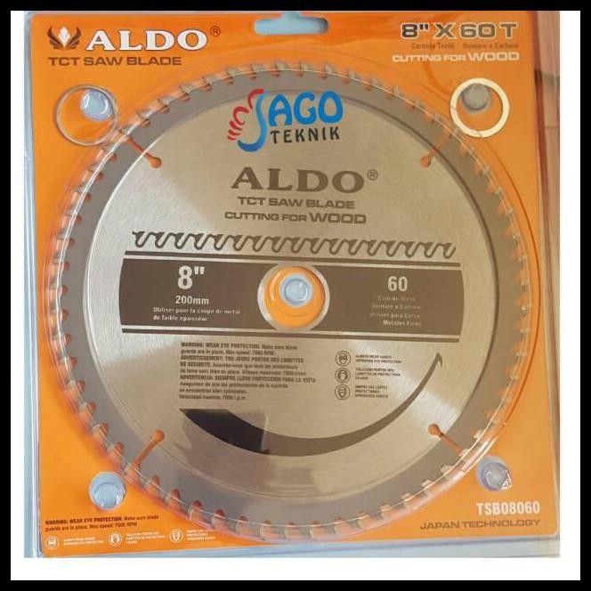 HOT DEAL MATA CIRCULAR SAW 8 INCH CIRCULARSAW ALDO 8 X 60 T 