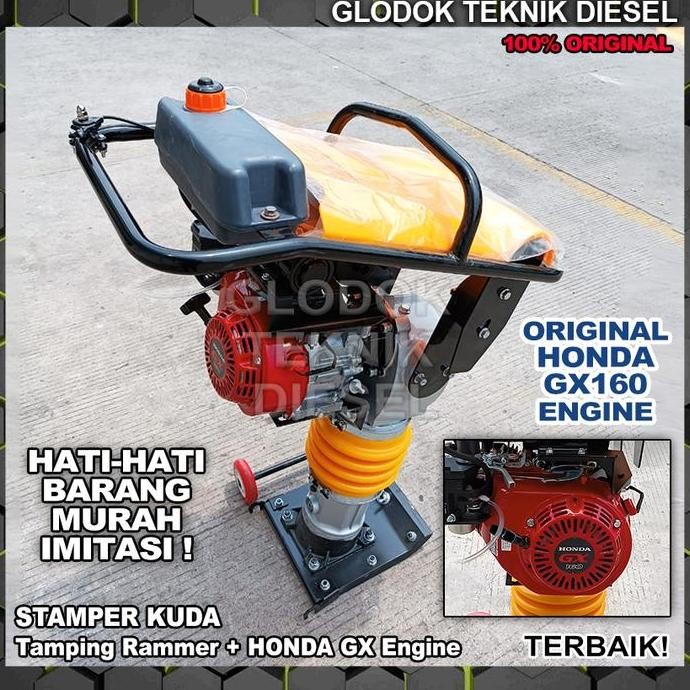 

IN STOCK STAMPER KUDA plus HONDA GX 160 PEMADAT TANAH ORIGINAL TERBAIK Berkualitas
