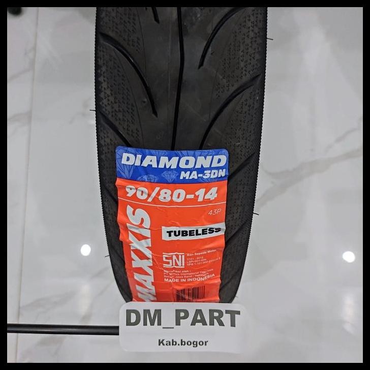 TERMURAH BAN MAXXIS DIAMOND TUBELESS MAXIS  70/90 - 80/90 - 90/90 - 80/80 - 90/80 - 100/80  RING 14 