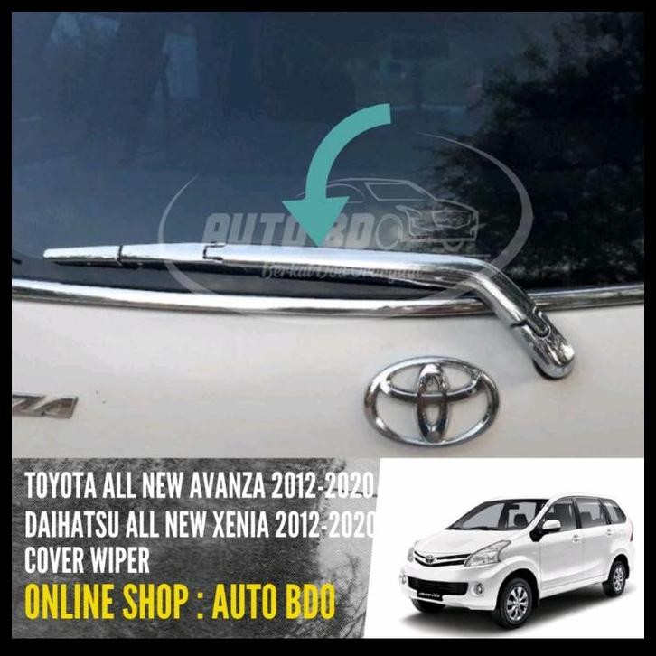 GRATIS ONGKIR COVER WIPER BELAKANG MOBIL GRAND XENIA 2015-2020 CHROME 