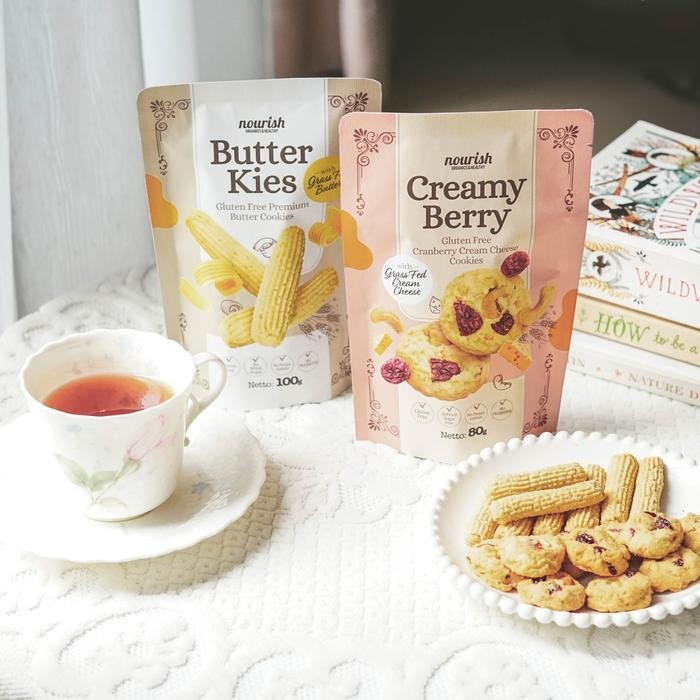 

Creamy Berry - Gluten Free Cranberry Cream Cheese Cookies 80Gr