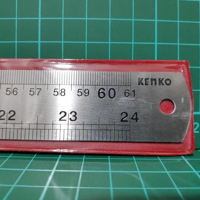 

Penggaris Ruler Garisan Besi Steel Kenko 60 cm murah