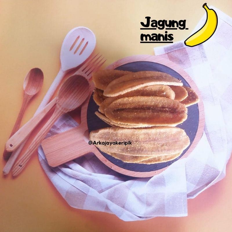 

RKM PROMO 1 kg keripik pisang kepok coklat & aneka rasa khas lampung( panjang)