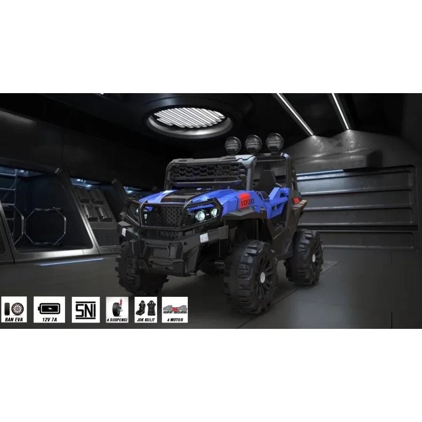 Yukita 908 Rhinos Mobil Aki Mainan Anak