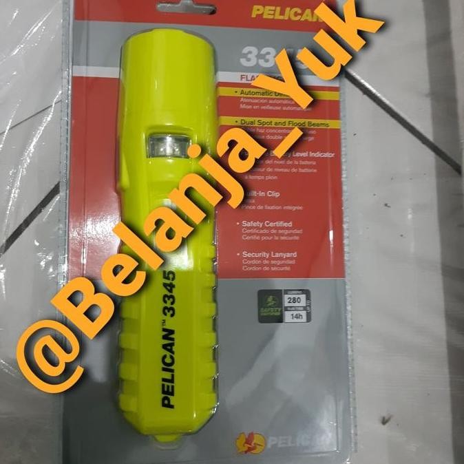 Pelican Flashlight 3345 Explotion Proof/ Pelican Senter 3345