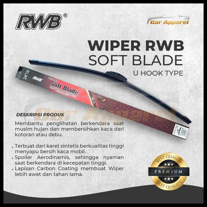 GRATIS ONGKIR WIPER RWB AVANZA XENIA OLD 2004 / WINDSHIELD AVANZA XENIA OLD SOFT RWB 