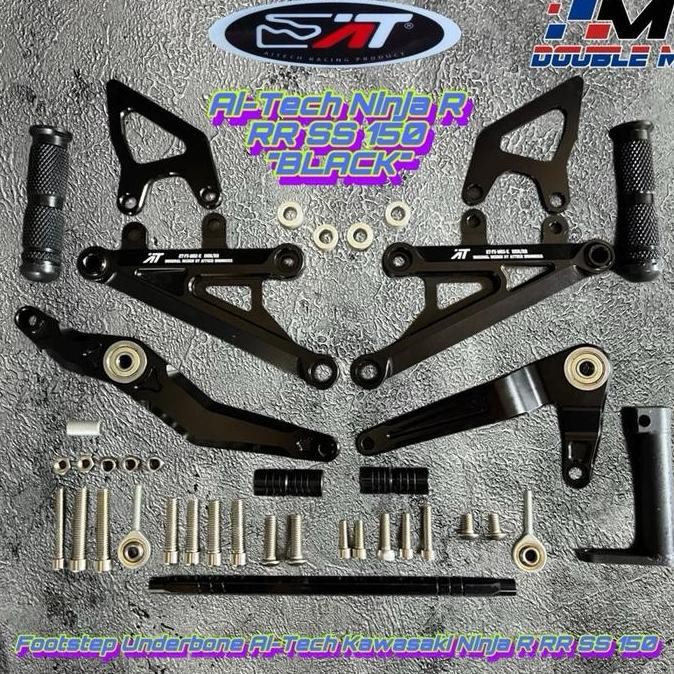 Footstep Step Underbone Underbon Aitech 3D CNC Kawasaki Ninja R RR SS ZX 150 not Bpro