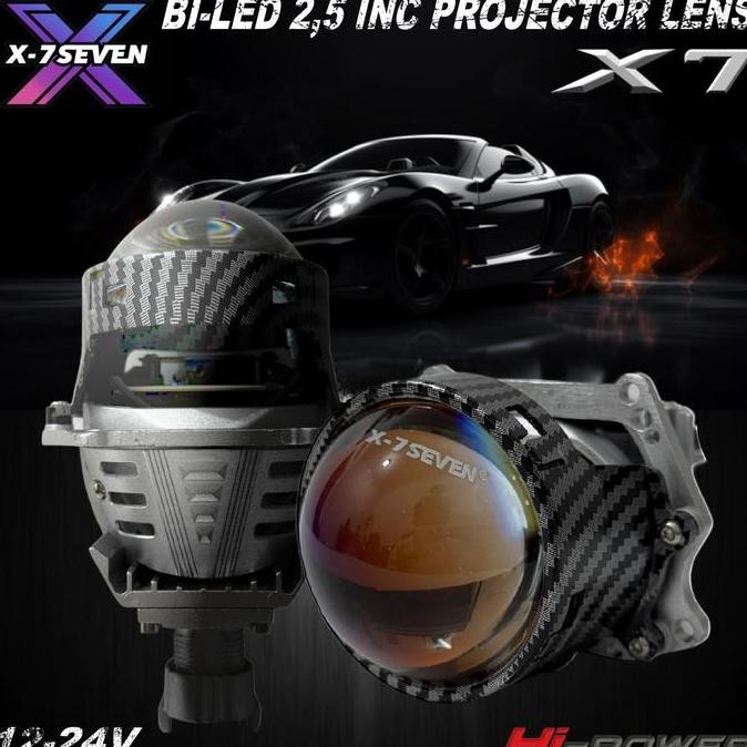 X-7SEVEN - COMBO PAKET HEMAT MOTOR BILED X7 2,5 INC 100 WATT BILED X-7SEVEN BILED PROJECTOR PAKETAN 