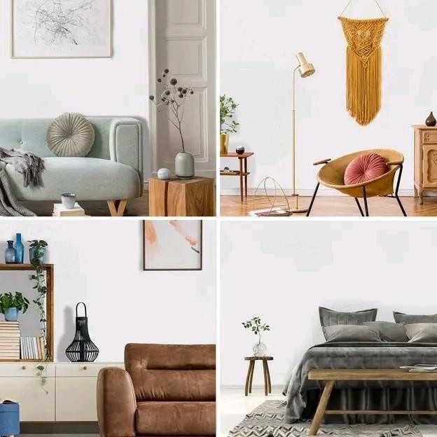 Wallpaper Stiker Dinding Motif Polos Putih Doff