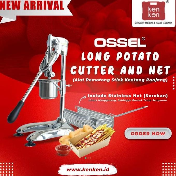 TERMURAH - Alat Cetak Pembuat Potong Kentang Panjang ala Montato Ossel LongPotato