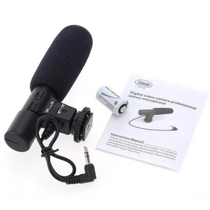 TERLARIS - Microphone MIC-01 for Canon, Nikon DSLR, Sony Handycam