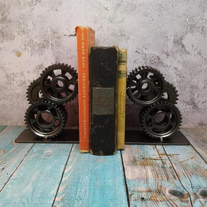 

TERMURAH - Pembatas Buku Industrial Style