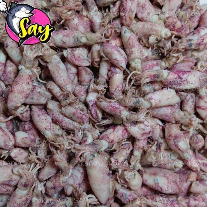

Ikan Asin Cumi Baby / Sotong Rebus 1kg