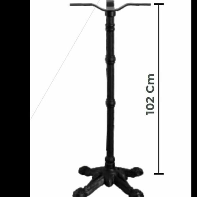 Kaki Retro Kaki Meja Bar Kaki Antik Kaki Besi Cor Kaki Bar Kopitiam Kaki Barstool
