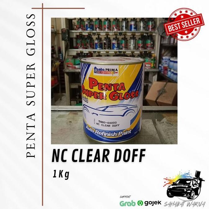 Nc Clear Doff Penta 1K - 1Kg/ Pernis Motor/ Pernis Mobil