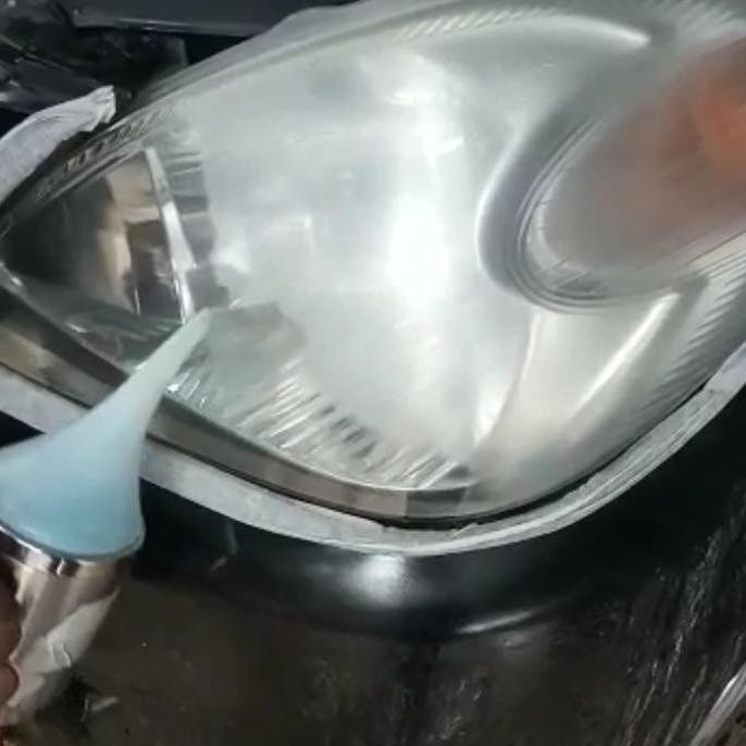 Poles Lampu Mobil Kusam ,Kuning ,Buram + Nano Coating Lampu Mobil