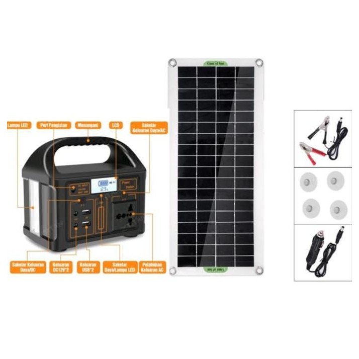 POWER STATION SOLAR GENERATOR POWERSTATION TENAGA SURYA MATAHARI murah