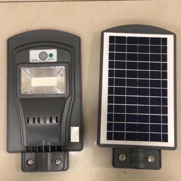 LAMPU JALAN LED SURYA 20Watt 20WATT Solar cell panel tenaga matahari murah