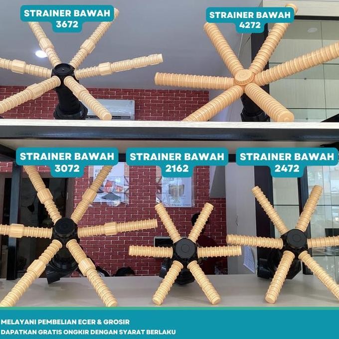 Strainer Bawah / Bintang Frp 2162, 2472, 3072, 3672, 4272, 4872, 6386