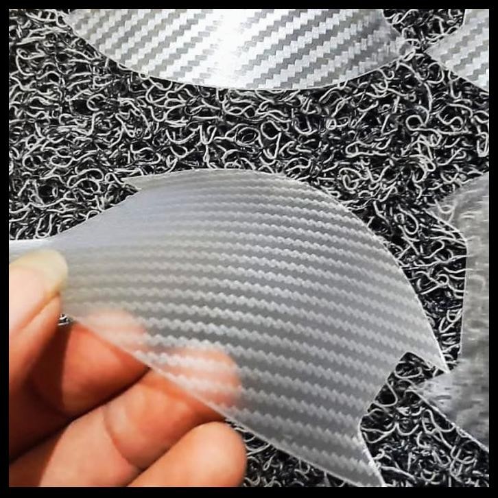 TERMURAH OUTER STIKER PELINDUNG PINTU MOBIL VELLFIRE STIKER CARBON 5D 