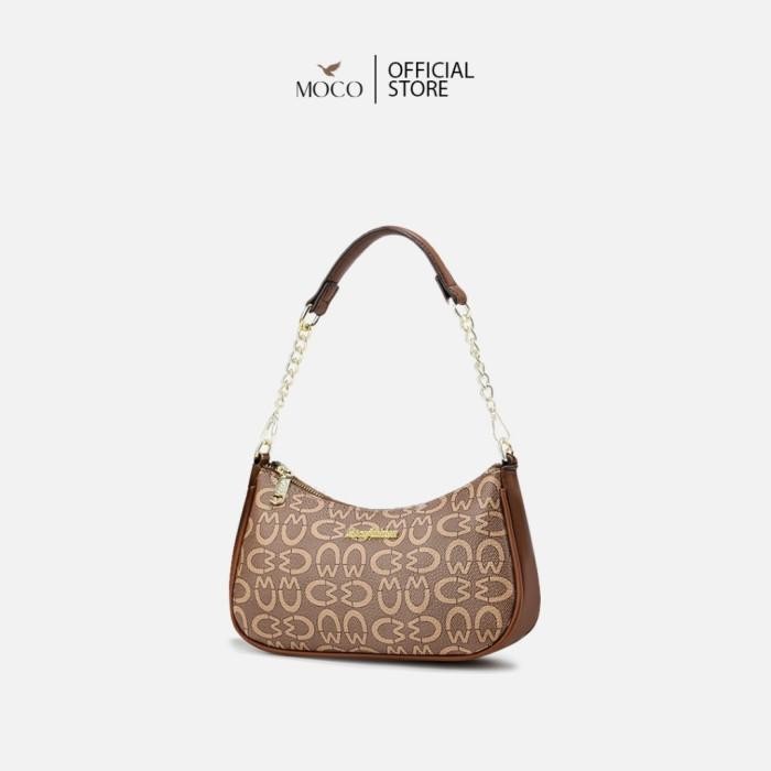 Moco Fashion Tas Bahu Selempang Wanita Motif Tulip Shoulder Bag Aesthetic Murah 5188 Terlaris Best Q