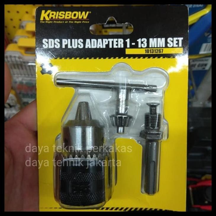 DISKON PROMO ADAPTOR KEPALA BOR SDS PLUS 13MM KRISBOW - SAMBUNGAN CHUCK DRILL