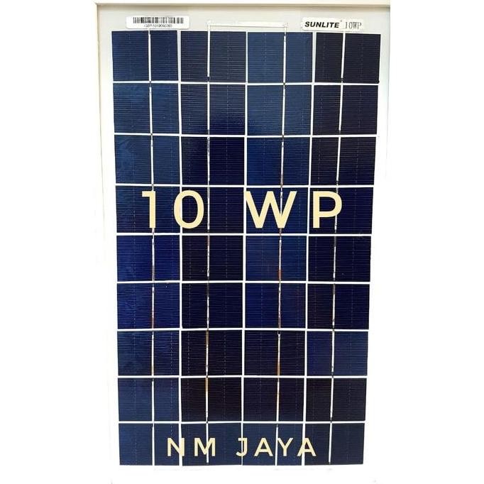Solar Panel Surya Solar Cell 10WP 10 Watt 10 W Poly murah
