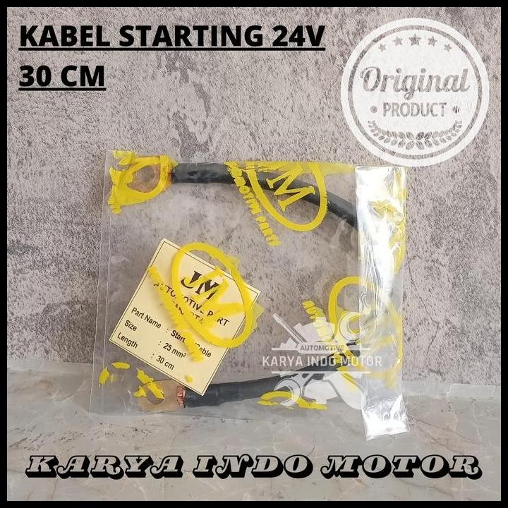 TERBARU KABEL AKI 30 CM / KABEL AKI MASSA MOBIL TRUK 24V PANJANG 30 CM