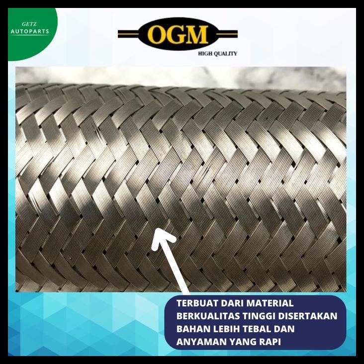BEST DEAL FLEKSIBEL/FLEXIBLE KNALPOT MOBIL HONDA JAZZ 2004-2008 OGM HIGH QUALITY 