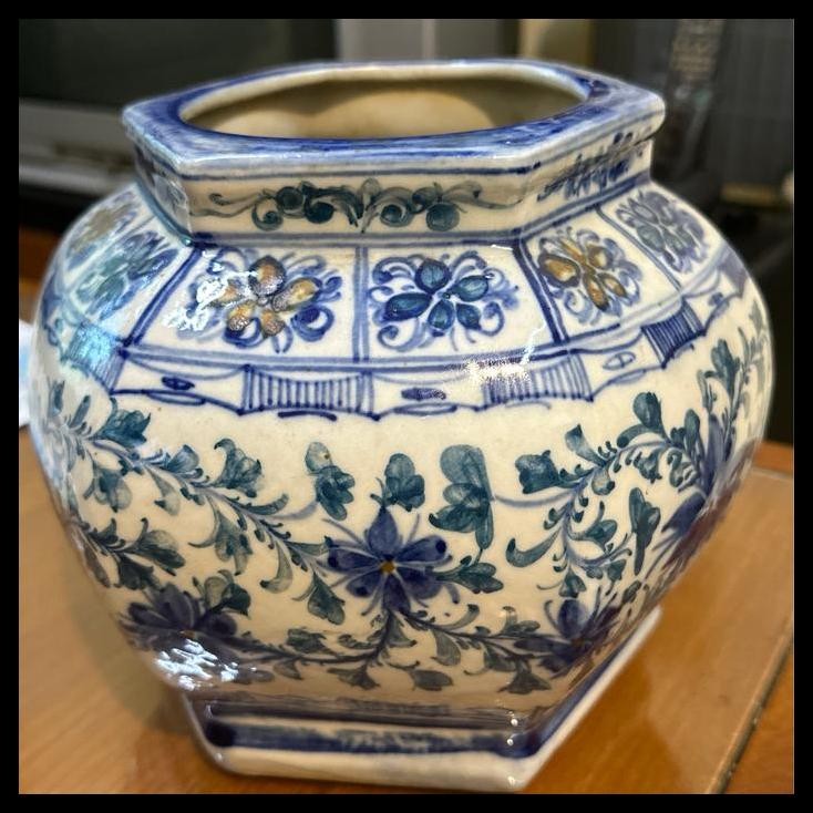 TERMURAH GUCI CINA ANTIK KERAMIC TINGGI 17CM 