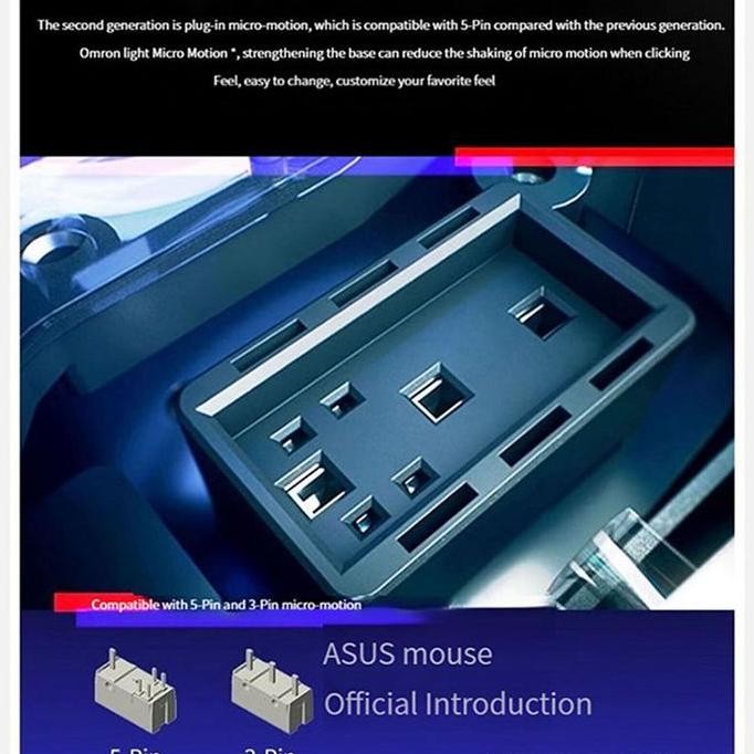 ready Omron D2FP-FN2 Optical Micro Switch Mouse - Tombol Klik Mouse