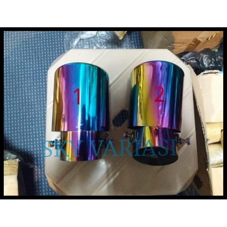 TERMURAH MUFFLER MOBIL BUNTUT KNALPOT PELANGI BRIO 