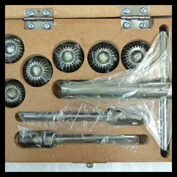 DISKON VALVE SEAT - CUTTER SET 9PC 22-27 - STEL KLEP MOTOR - SETTING KLEP 