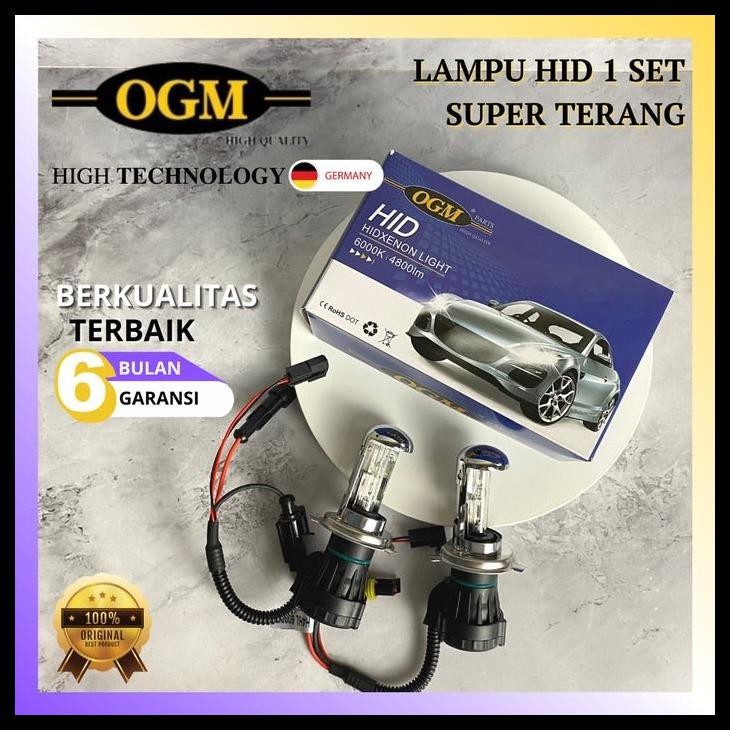 DISKON OGM - LAMPU HID MOBIL DAIHATSU XENIA 2003-2011 6000K 35W HIGH TECH