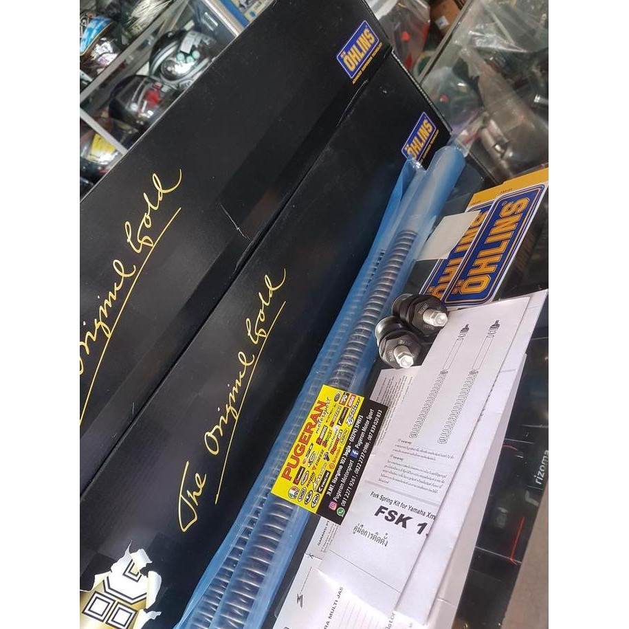 PER SHOCK DEPAN OHLINS FRONT SPRING KIT YAMAHA XMAX 250