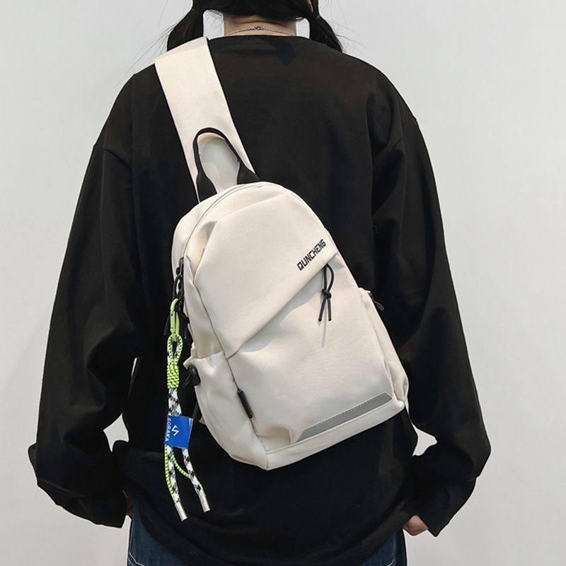 Y2K Box Nest COD Tas kurir pria, ransel bahu kecil, tas gunung