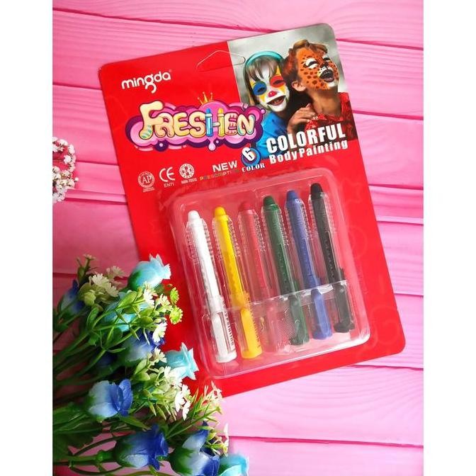 

Krayon Face / Body Painting 6 Warna untuk Pesta Pernikahan LN