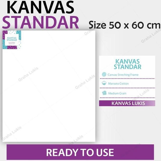 

Kanvas Standar Graha Lukis 50X60 Cm