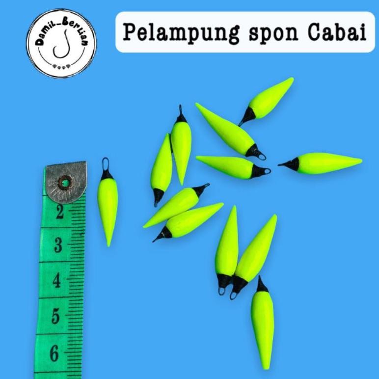 kumbul pelampung spon cabai grosir Damil_Berlian