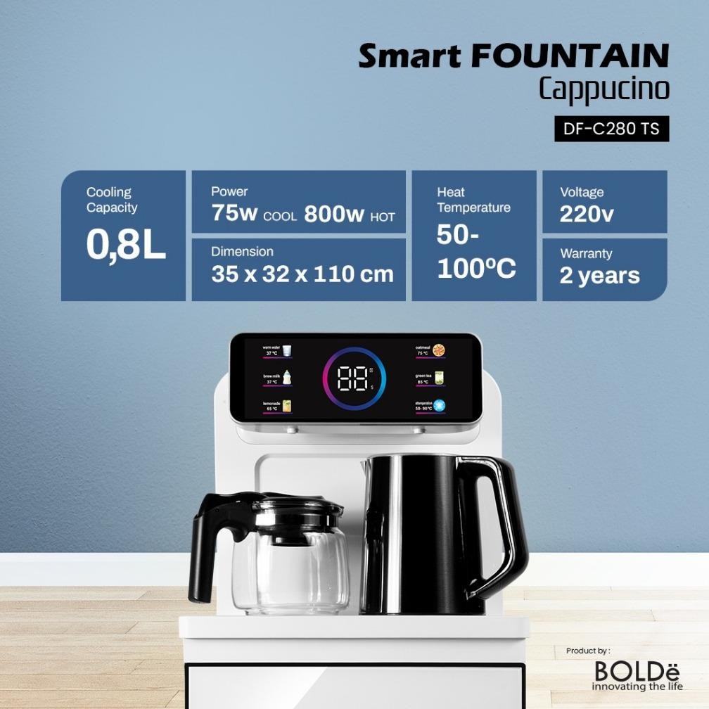 DISPENSER GALON BAWAH BOLDE CAPPUCINO TERBARU / DISPENSER BOLDE CAPPUCINO DiM