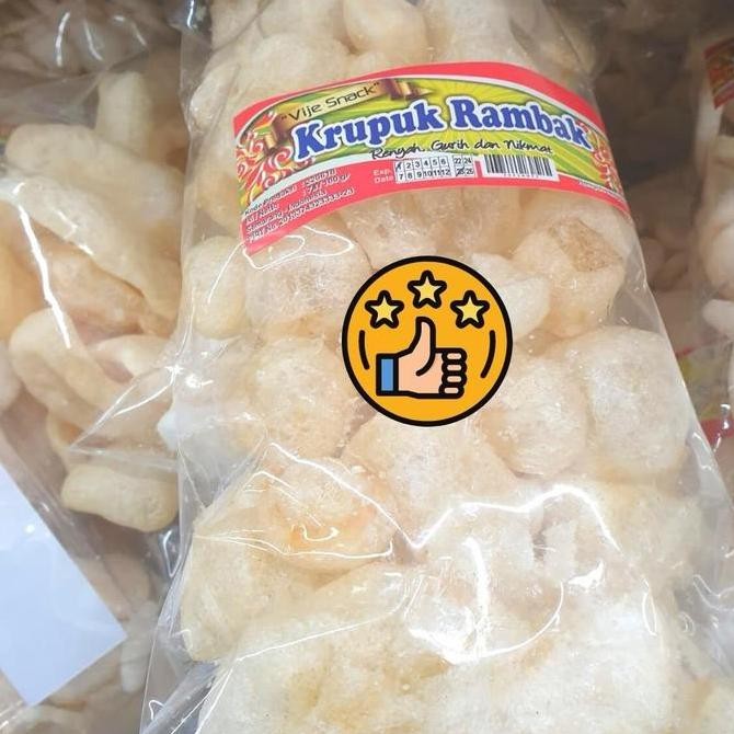 

Krupuk Rambak Vije Snack 75Gr Kerupuk Cemilan Makanan Ringan Camilan